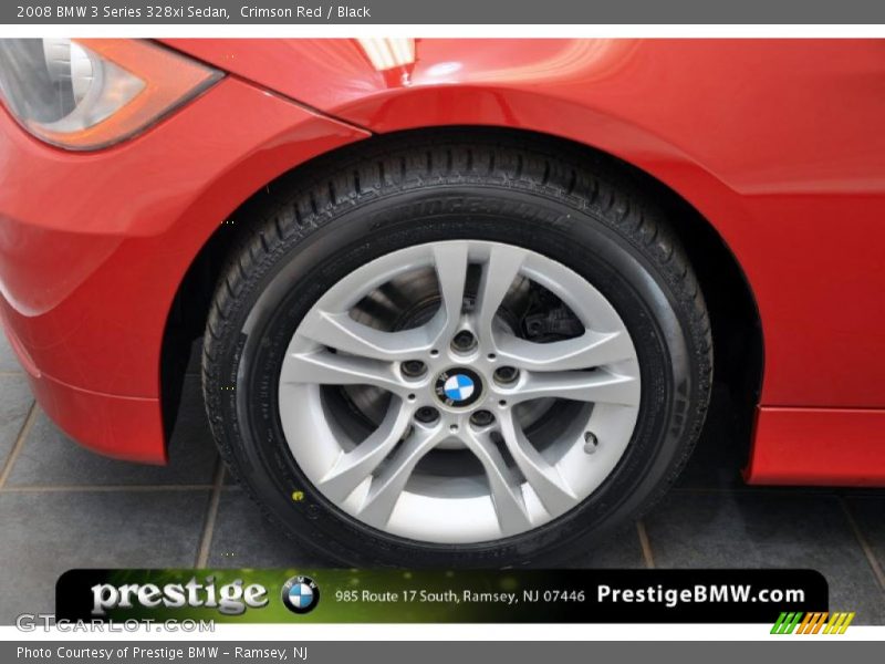 Crimson Red / Black 2008 BMW 3 Series 328xi Sedan
