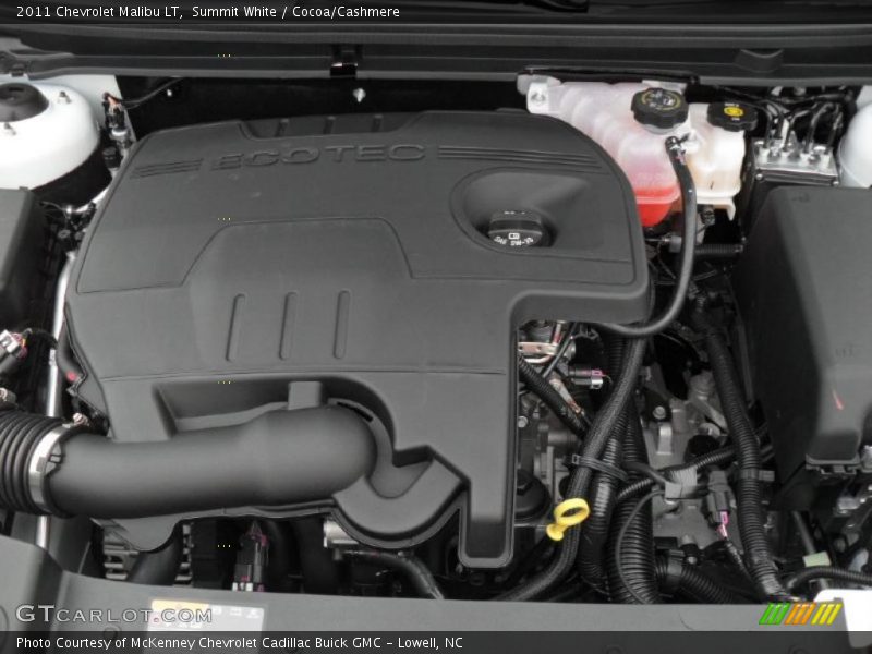 Summit White / Cocoa/Cashmere 2011 Chevrolet Malibu LT
