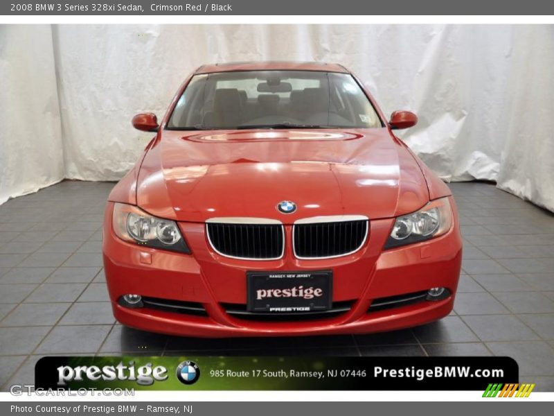 Crimson Red / Black 2008 BMW 3 Series 328xi Sedan
