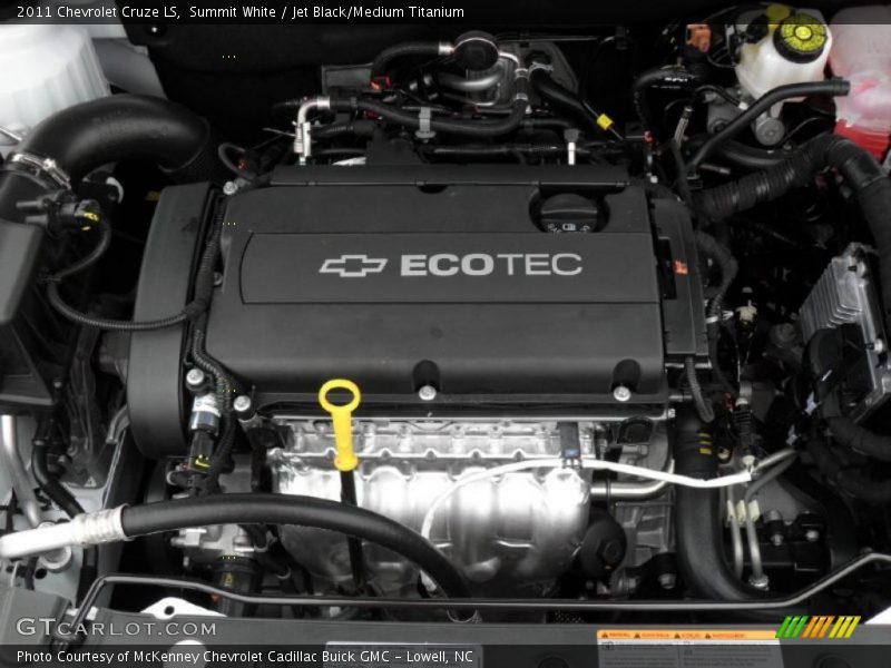 Summit White / Jet Black/Medium Titanium 2011 Chevrolet Cruze LS