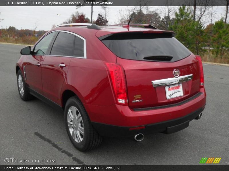 Crystal Red Tintcoat / Shale/Brownstone 2011 Cadillac SRX FWD