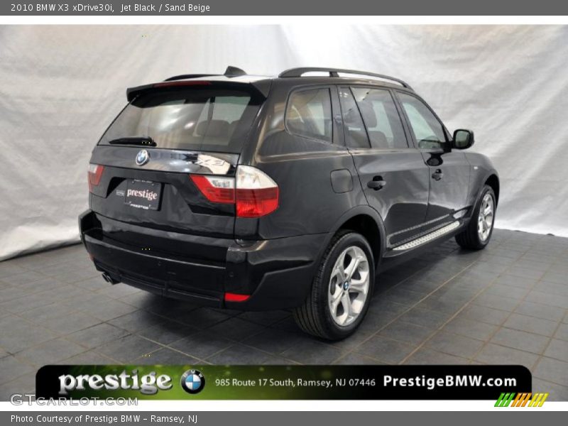Jet Black / Sand Beige 2010 BMW X3 xDrive30i