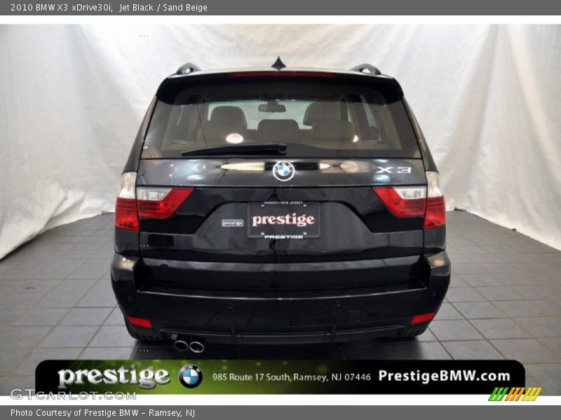 Jet Black / Sand Beige 2010 BMW X3 xDrive30i