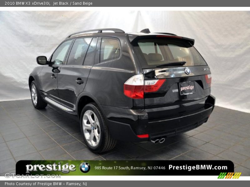 Jet Black / Sand Beige 2010 BMW X3 xDrive30i