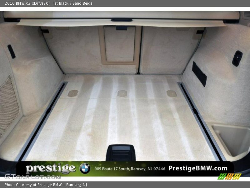 Jet Black / Sand Beige 2010 BMW X3 xDrive30i
