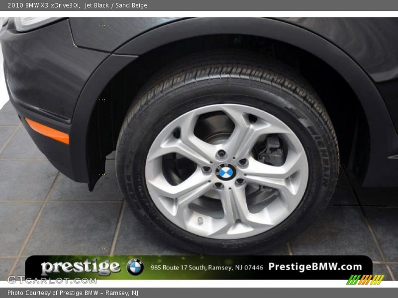 Jet Black / Sand Beige 2010 BMW X3 xDrive30i