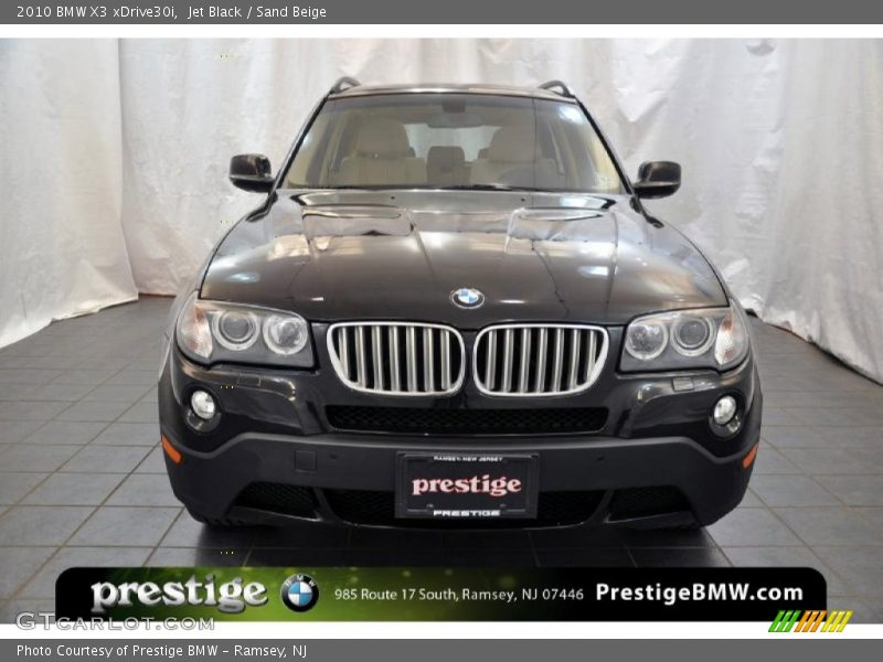 Jet Black / Sand Beige 2010 BMW X3 xDrive30i