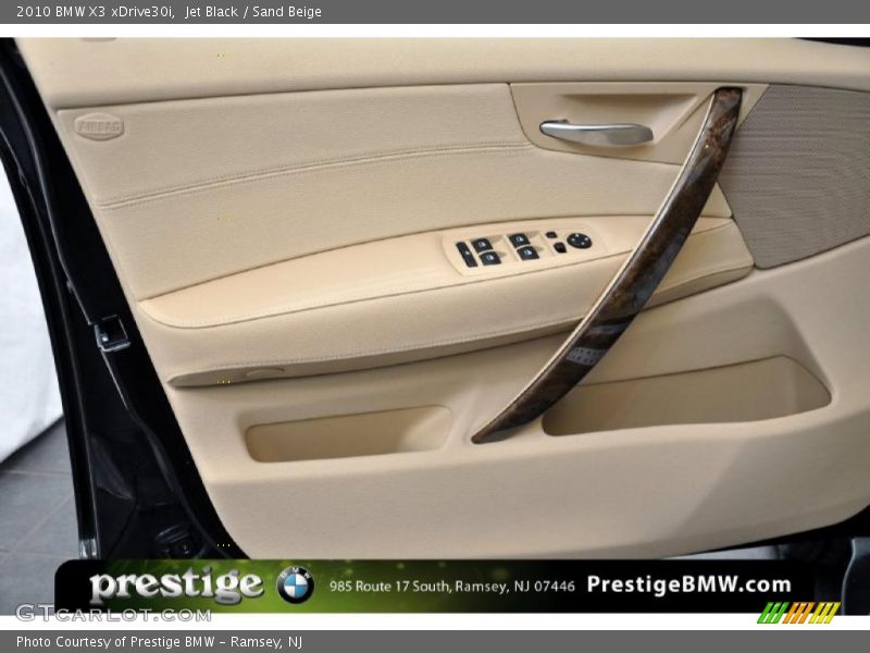 Jet Black / Sand Beige 2010 BMW X3 xDrive30i