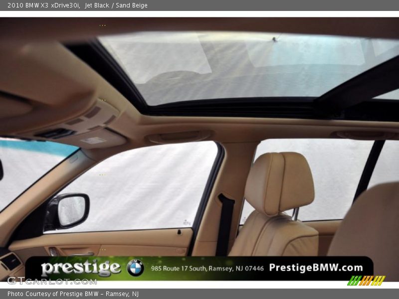 Jet Black / Sand Beige 2010 BMW X3 xDrive30i