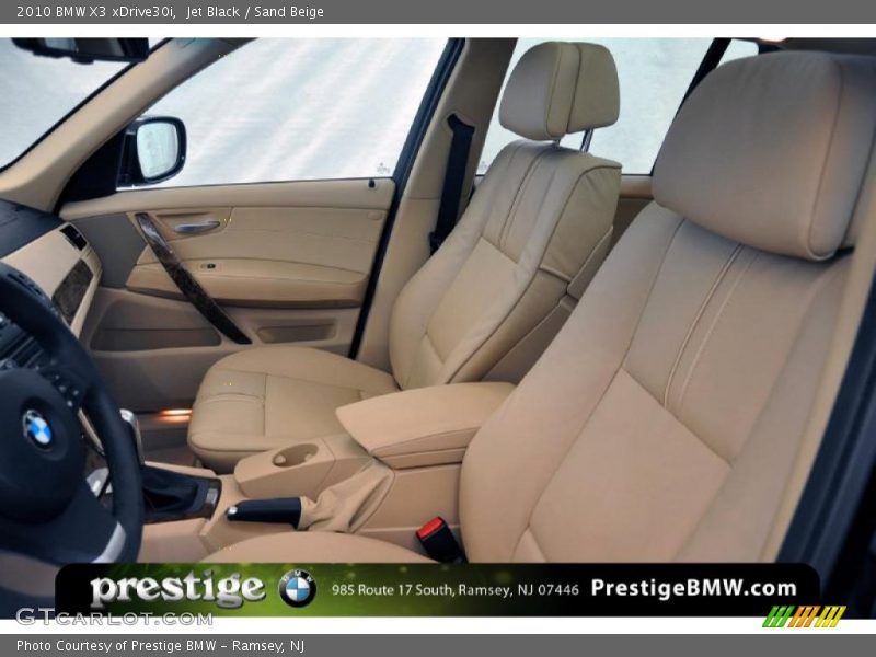 Jet Black / Sand Beige 2010 BMW X3 xDrive30i