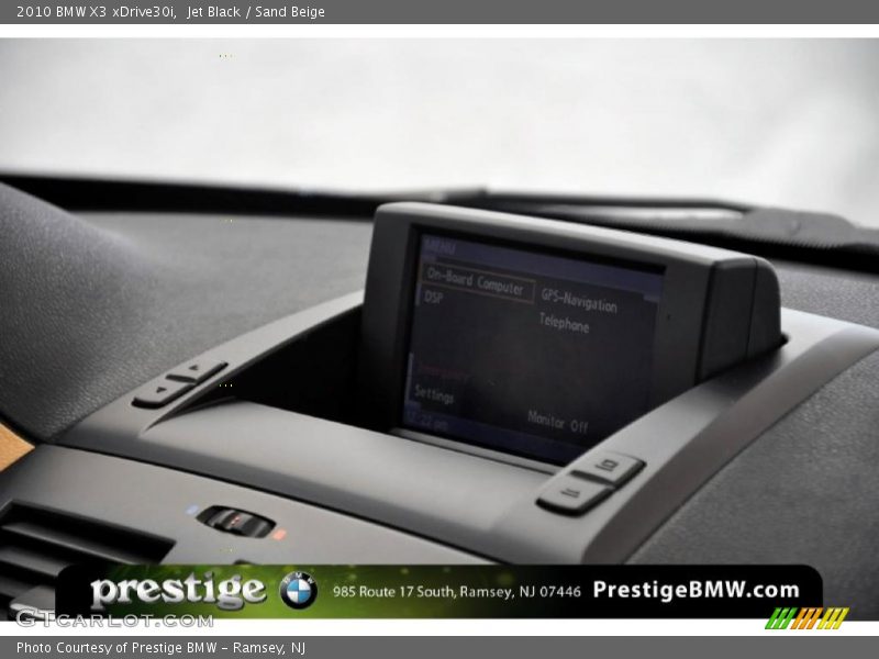 Jet Black / Sand Beige 2010 BMW X3 xDrive30i