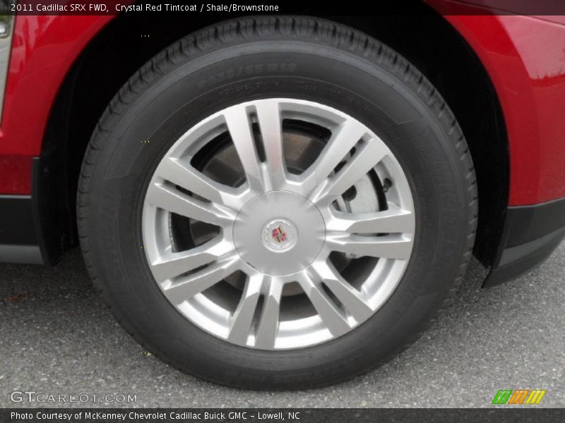 Crystal Red Tintcoat / Shale/Brownstone 2011 Cadillac SRX FWD