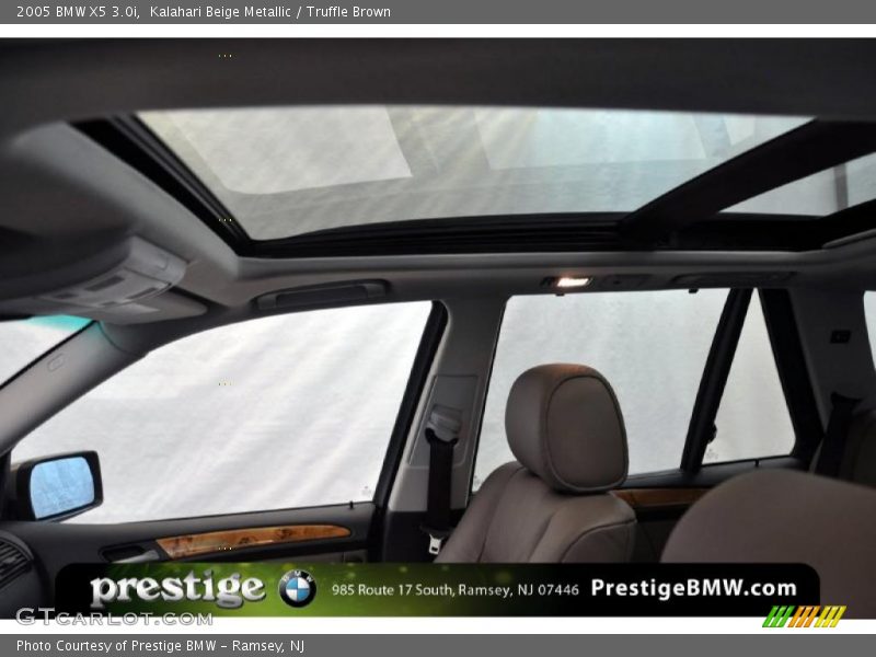 Kalahari Beige Metallic / Truffle Brown 2005 BMW X5 3.0i