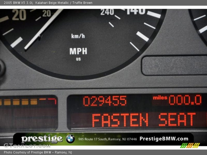 Kalahari Beige Metallic / Truffle Brown 2005 BMW X5 3.0i