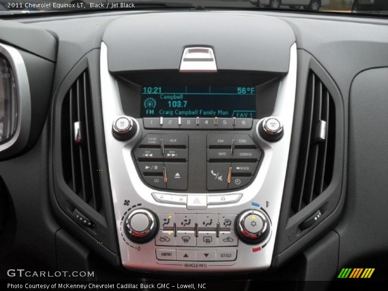 Controls of 2011 Equinox LT