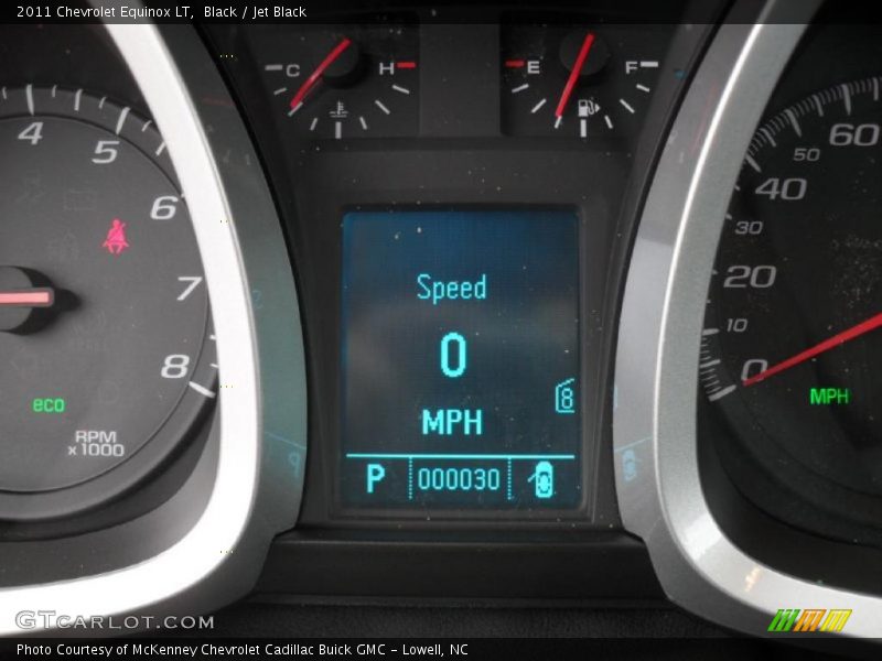 Black / Jet Black 2011 Chevrolet Equinox LT