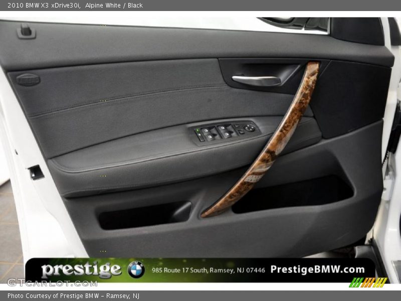Alpine White / Black 2010 BMW X3 xDrive30i