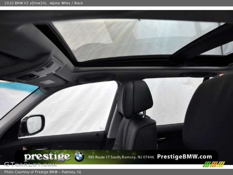 Alpine White / Black 2010 BMW X3 xDrive30i