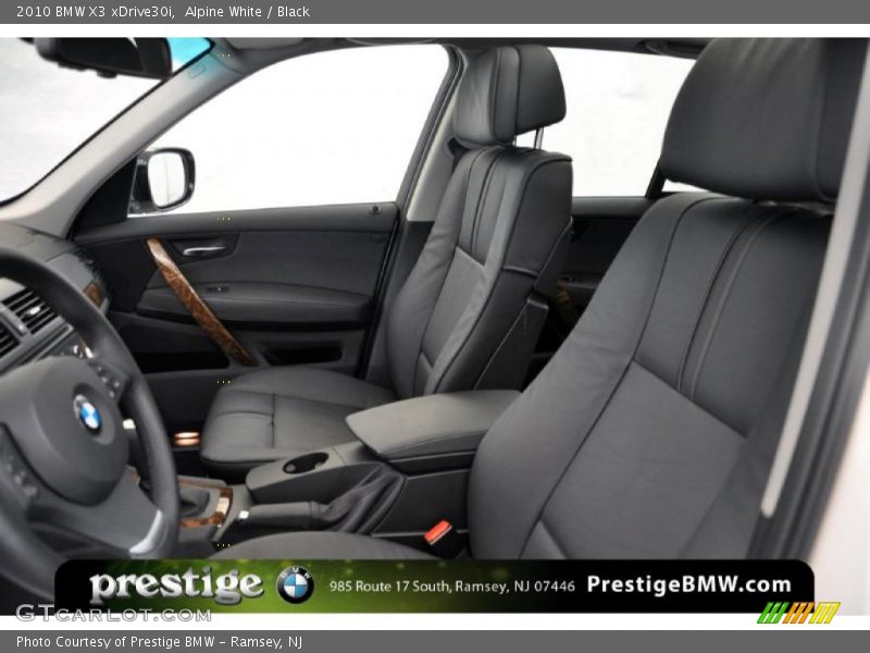 Alpine White / Black 2010 BMW X3 xDrive30i