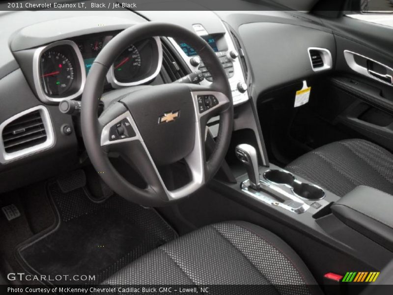 Jet Black Interior - 2011 Equinox LT 