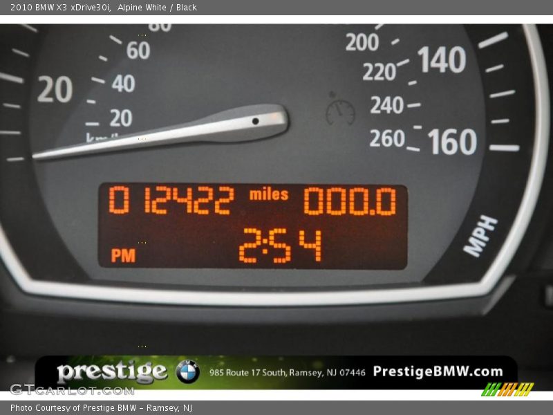 Alpine White / Black 2010 BMW X3 xDrive30i