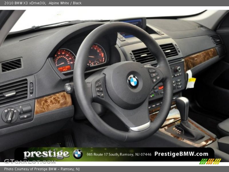 Alpine White / Black 2010 BMW X3 xDrive30i