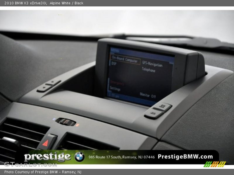Alpine White / Black 2010 BMW X3 xDrive30i