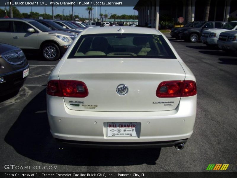 White Diamond TriCoat / Cocoa/Cashmere 2011 Buick Lucerne CXL