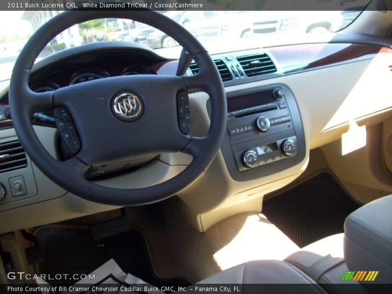 White Diamond TriCoat / Cocoa/Cashmere 2011 Buick Lucerne CXL