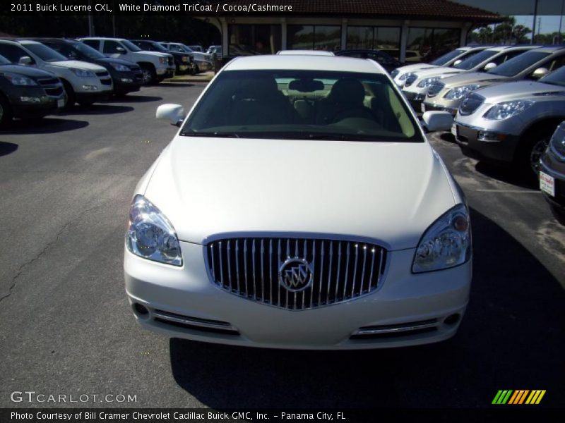 White Diamond TriCoat / Cocoa/Cashmere 2011 Buick Lucerne CXL