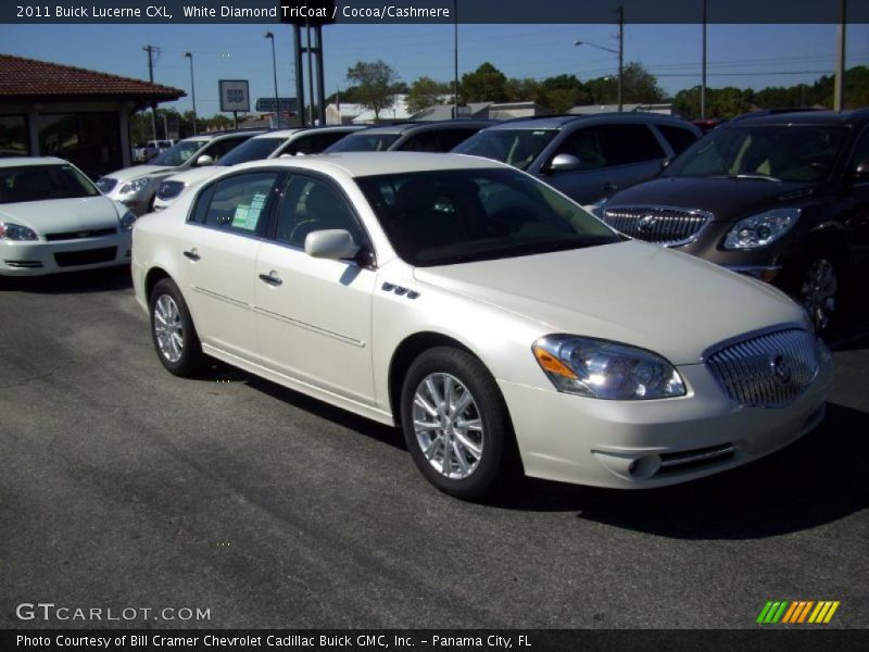 White Diamond TriCoat / Cocoa/Cashmere 2011 Buick Lucerne CXL