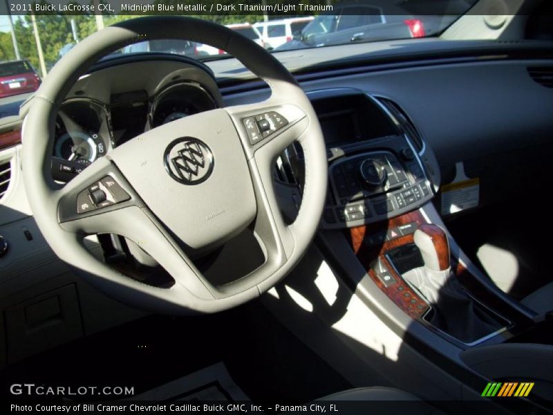 Midnight Blue Metallic / Dark Titanium/Light Titanium 2011 Buick LaCrosse CXL