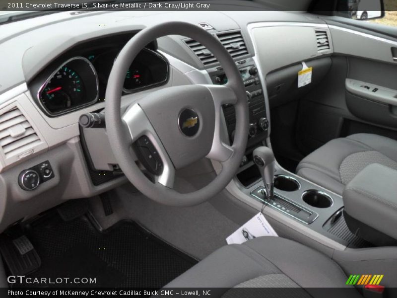  2011 Traverse LS Dark Gray/Light Gray Interior