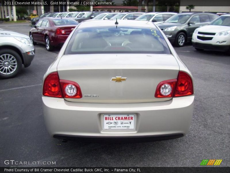 Gold Mist Metallic / Cocoa/Cashmere 2011 Chevrolet Malibu LS