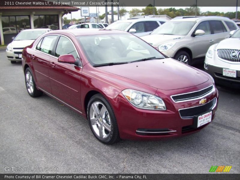 Red Jewel Tintcoat / Cocoa/Cashmere 2011 Chevrolet Malibu LT