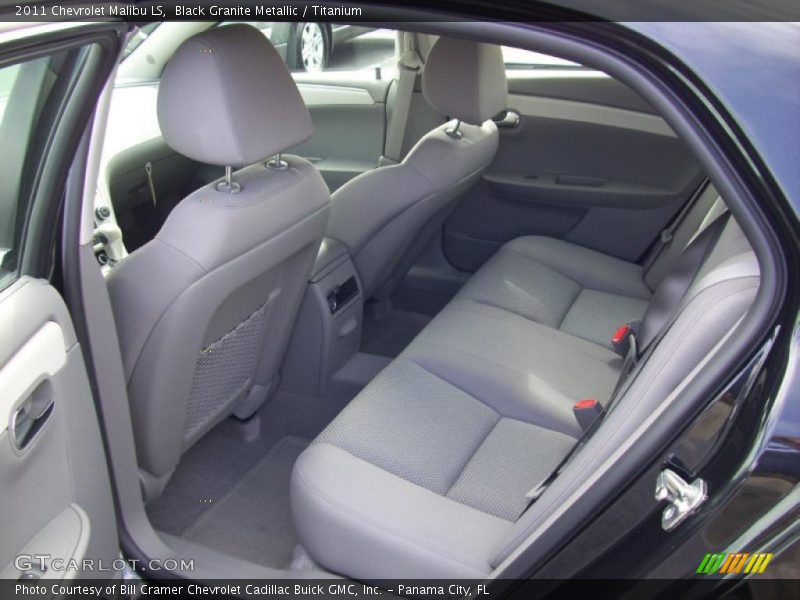 Black Granite Metallic / Titanium 2011 Chevrolet Malibu LS