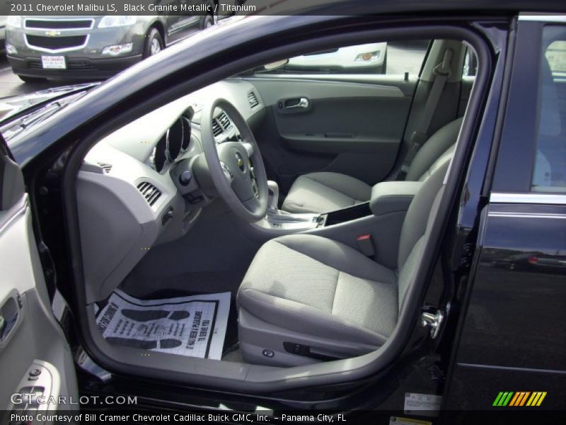 Black Granite Metallic / Titanium 2011 Chevrolet Malibu LS