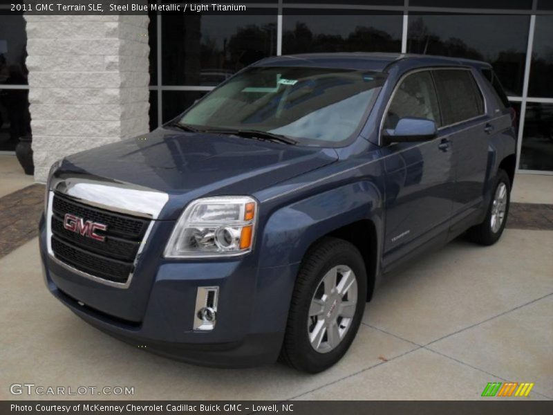 Steel Blue Metallic / Light Titanium 2011 GMC Terrain SLE