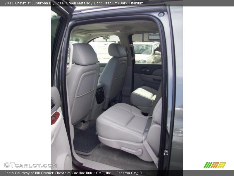 Steel Green Metallic / Light Titanium/Dark Titanium 2011 Chevrolet Suburban LT