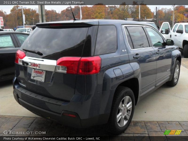 Steel Blue Metallic / Light Titanium 2011 GMC Terrain SLE