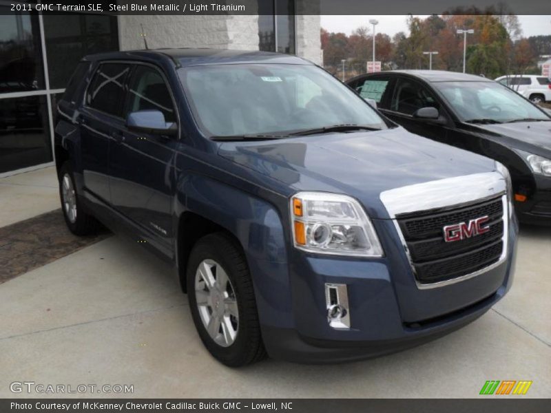 Steel Blue Metallic / Light Titanium 2011 GMC Terrain SLE