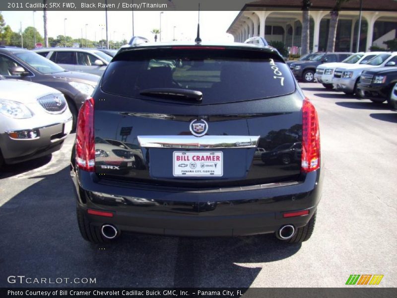 Black Raven / Ebony/Titanium 2011 Cadillac SRX FWD