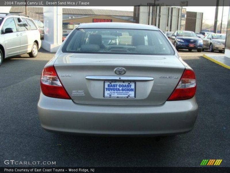 Desert Sand Mica / Taupe 2004 Toyota Camry LE