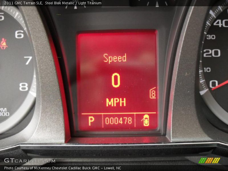Steel Blue Metallic / Light Titanium 2011 GMC Terrain SLE