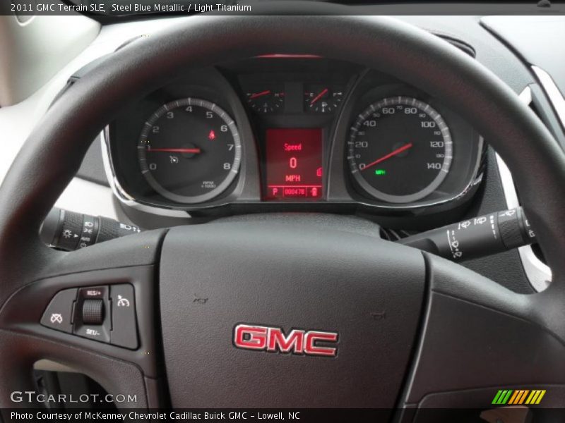 Steel Blue Metallic / Light Titanium 2011 GMC Terrain SLE