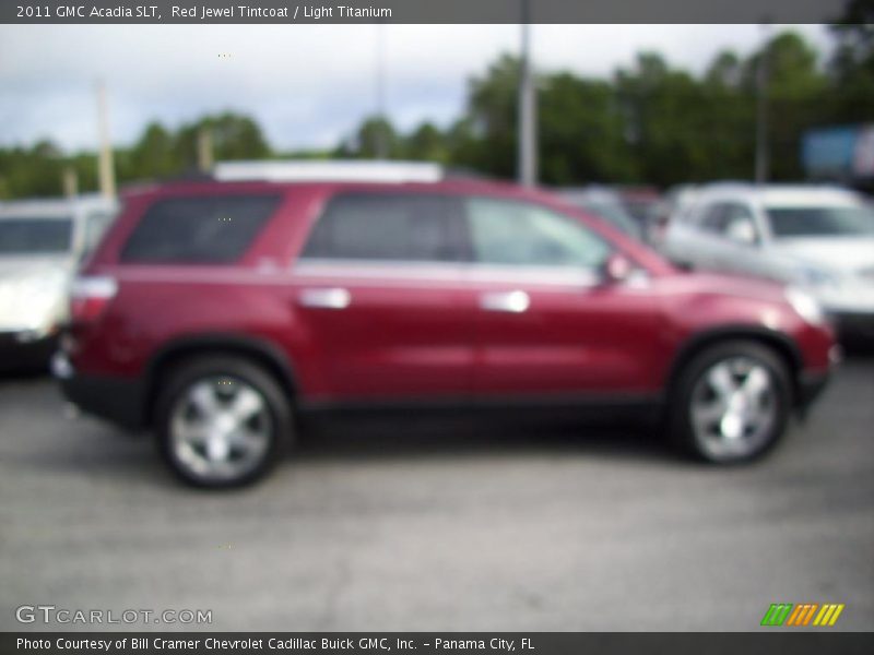 Red Jewel Tintcoat / Light Titanium 2011 GMC Acadia SLT