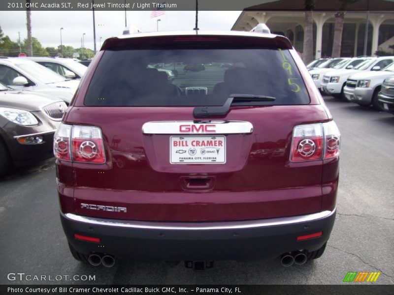 Red Jewel Tintcoat / Light Titanium 2011 GMC Acadia SLT