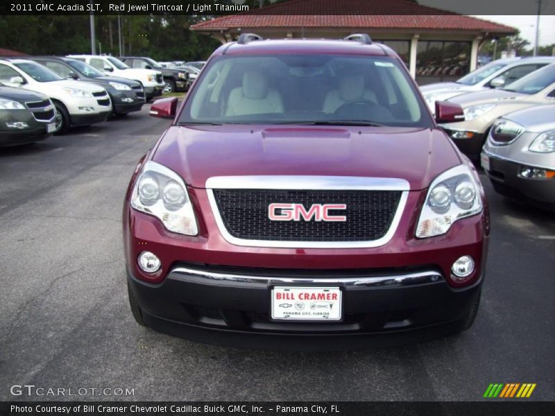 Red Jewel Tintcoat / Light Titanium 2011 GMC Acadia SLT