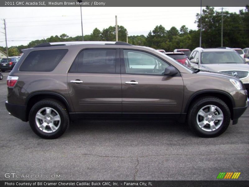 Medium Brown Metallic / Ebony 2011 GMC Acadia SLE