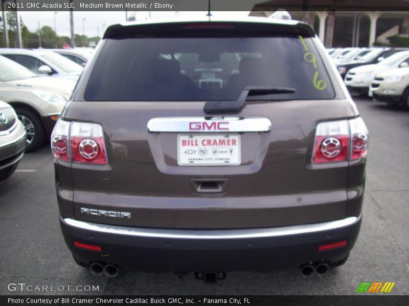 Medium Brown Metallic / Ebony 2011 GMC Acadia SLE